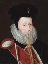 Porträt von William Cecil, Lord Burghley