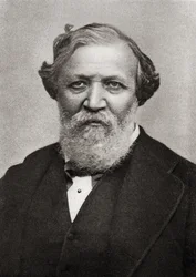 Porträt des englischen Dichters Robert Browning (1812-89)