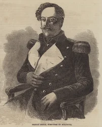 Prinz Ghika, Hospodar der Moldau (Gravur)