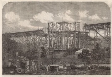 Fortschritt des Großen International Exhibition Building