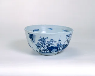 Punch-Schale, möglicherweise hergestellt in Brislington, ca. 1675-1700