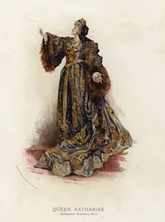 Königin Katharina aus Shakespeares König Heinrich VIII.