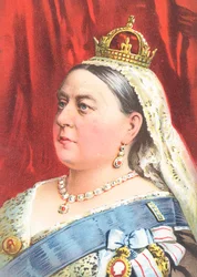 Königin Victoria - Grußkarte