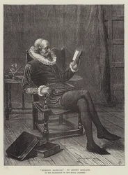 Rabelais lesen (Gravur)