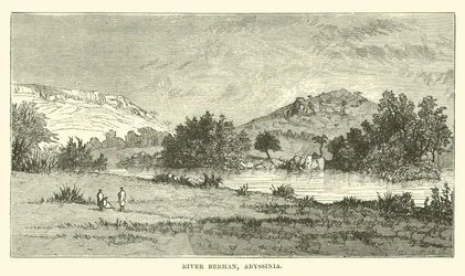 Fluss Berhan, Abessinien