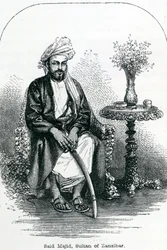 Said Majid, Sultan von Sansibar (Stich)