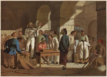 Verkauf von englischen Waren