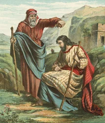 Samuel segnet Saul
