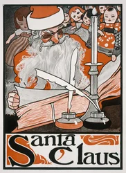 Weihnachtsmann (Farblithographie)