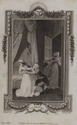 Szene aus Clarissa, von Samuel Richardson