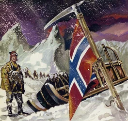Scott erreichte den Pol nur um festzustellen, dass Amundsen ihn geschlagen hatte