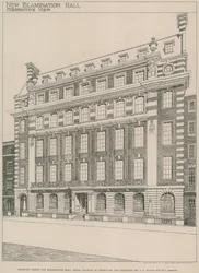 Ausgewählter Entwurf für die Prüfungshalle, Royal College of Physicians and Surgeons