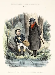 Auswahl aus Seymour: Nr. 3, "Dies ist ein sehr einsamer Ort, Sir, ich wundere mich, dass Sie keine Angst haben, ausgeraubt zu werden.", veröffentlicht ca. 1840