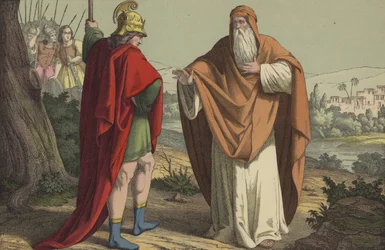 Schemaja überbringt die Botschaft an Rehabeam