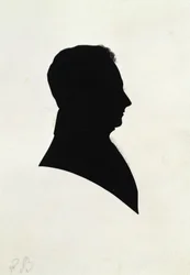 Silhouette von EB, aus Michael Faradays Sammelalbum