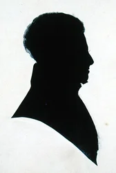 Silhouette von GB, aus Michael Faradays Sammelalbum