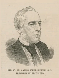Sir W St James Wheelhouse, Schatzmeister von Grays Inn