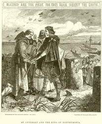 St. Cuthbert und der König von Northumbria