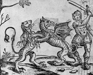 St. Georg und der Drache, aus 