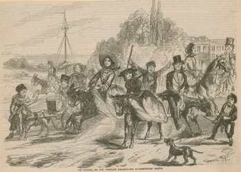 St. Montag oder der Feiertag der Menschen auf Hampstead Heath