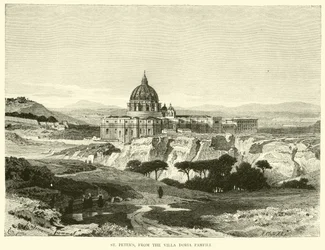 St. Peter, von der Villa Doria Pamfili