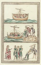 Heilige Ursula mit ihren jungfräulichen Gefährtinnen, Martyrium der Heiligen Ursula, Martyrium des Heiligen Alban