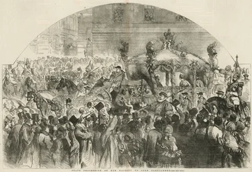 Staatsprozession Ihrer Majestät zur Eröffnung des Parlaments