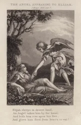 Der Engel erscheint Elia