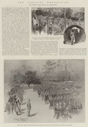 Die Ashanti-Expedition (Lithografie)