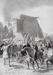 Die Eroberung von Memphis durch die Assyrer