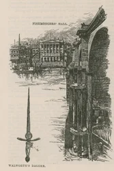 Die Stadtgilden: Die Fishmongers Company: Fishmongers Hall und Walworths Dolch