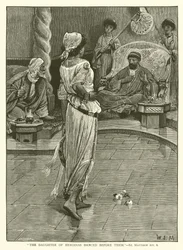 Die Tochter der Herodias tanzte vor ihnen (St Matthäus, XIV, 6)