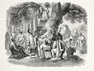 Die Druiden oder die Bekehrung der Briten zum Christentum durch Bran und seine Jünger