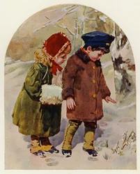 Das erste Schneeglöckchen