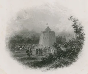 Das Globe Theatre, Bankside, 1593
