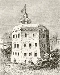 Das Globe Theatre, Southwark, aus 