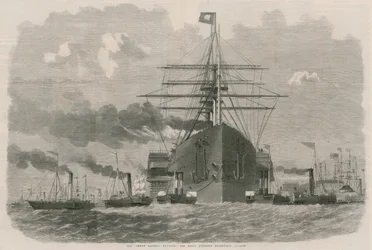 Die Great Eastern rundet die Spitze gegenüber von Blackwall