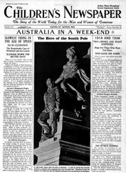 Der Held des Südpols, Titelseite der 