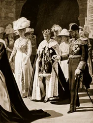 Die Investitur des Prinzen von Wales, 1911