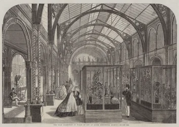 Die Leihsammlung von Kunstwerken im South Kensington Museum (Stich)