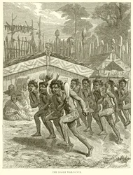 Der Maori-Kriegstanz