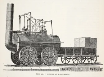 Die Nr. 1 Lokomotive in Darlington