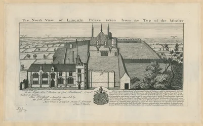 Die Nordansicht des Lincoln Palace, vom Minster aus gesehen