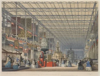 Die Eröffnung der Großen Ausstellung - Das britische Schiff, 1851