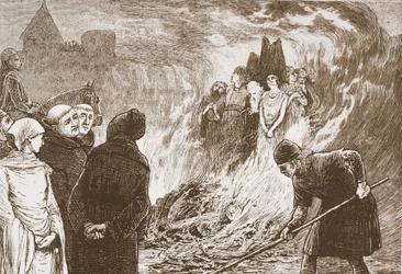 Die Märtyrer von Orleans, Illustration aus 