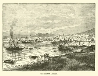 Der Hafen von Piräus, Athen
