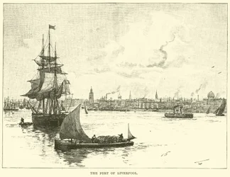 Der Hafen von Liverpool