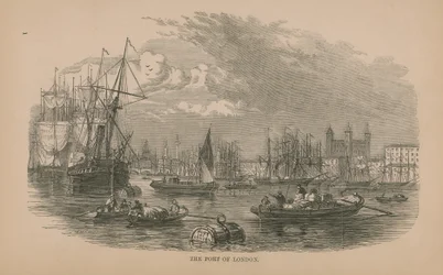 Der Hafen von London