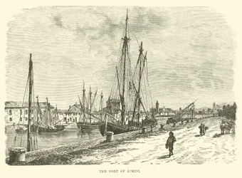 Der Hafen von Rimini