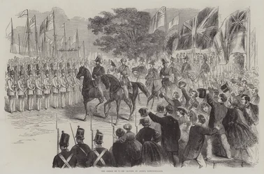 Der Prinz von Wales verlässt St. John